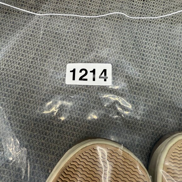 Sperry top Sider Women's Size 10M Beige & White Parrotfish Braided Flip-Flops - Picture 8 of 10